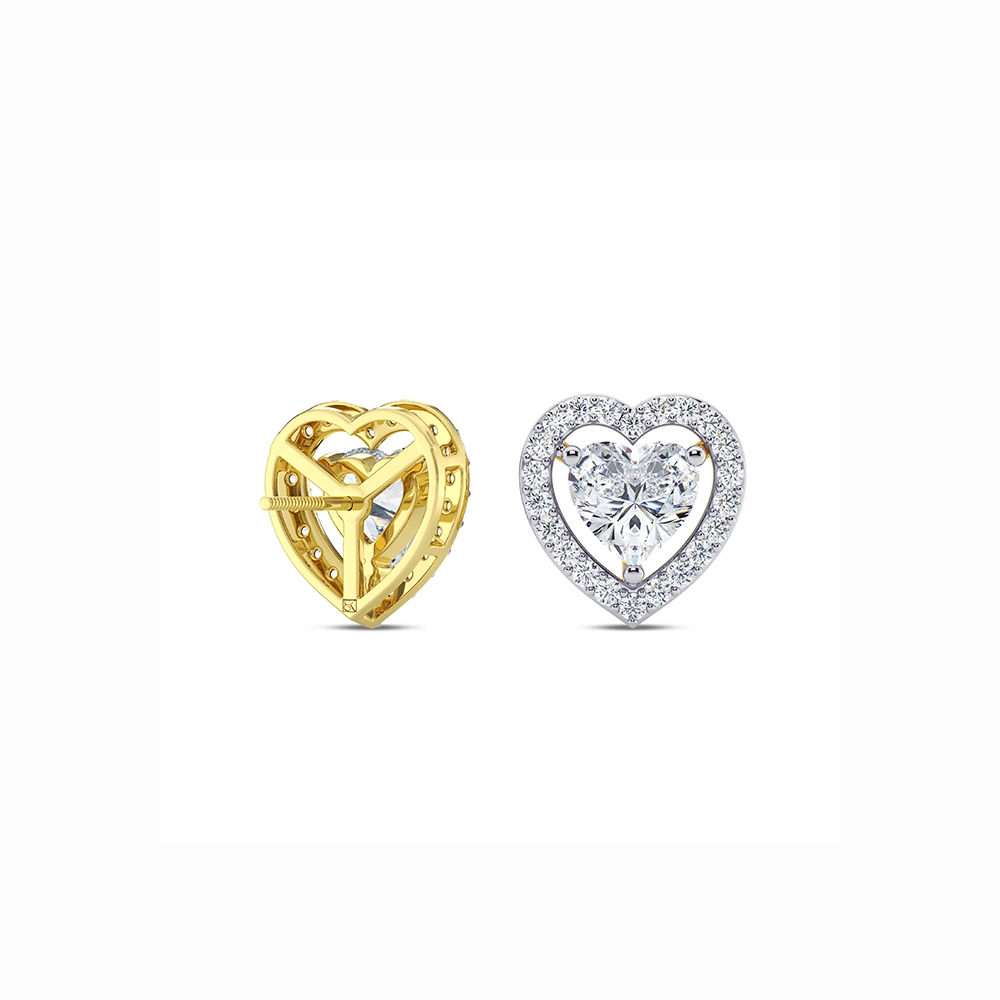 Celesta Heart Studs