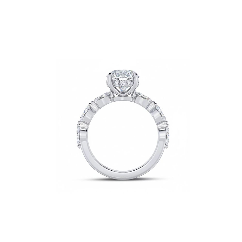 Pear Seraphic Aura Ring