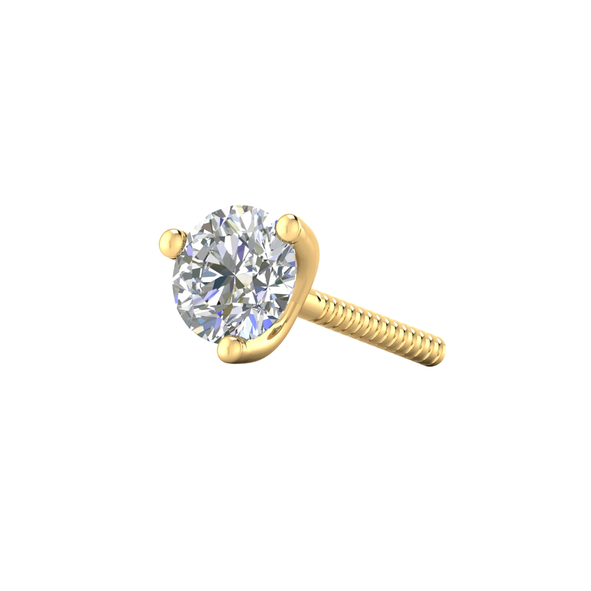 Evergreen Men’s Lab Diamond Earring